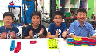 EV3 battery voltage display  by FLL team WIN  Taiwan [upl. by Tolecnal]