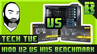 Corsair H100i v2 Vs H115i Setup Installation amp Benchmark [upl. by Beffrey]