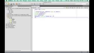 Creating a basic Database SWING App with NetBeans 1 of 6 [upl. by Bodkin107]