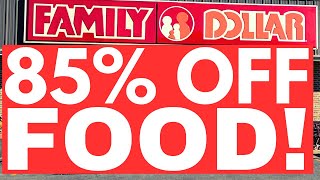 🔥🏃🏾‍♀️UP TO 85 OFF FOOD  FAMILY DOLLAR CLEARANCE [upl. by Clotilde]