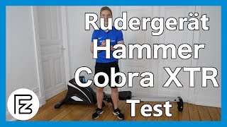 Hammer Rudergerät Cobra XTR im Test  mittlere Preisklasse [upl. by Tenaj988]