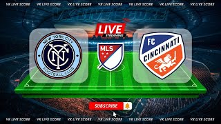 New York City FC vs FC Cincinnati 🔴Live Match Today⚽🎬 [upl. by Ettenowtna59]