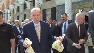 President Erdogan performs Friday prayer at Hagia Sophia Grand Mosque [upl. by Limay137]