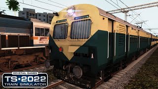 CHENNAI BEACH LOCAL TRAIN JOURNEY  MEMU TRAIN IN TRAIN SIMULATOR 2022 [upl. by Schreck]