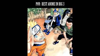 Best Anime In Big 3  naruto [upl. by Ahsienet]