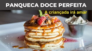 Panqueca Americana Perfeita e Fácil [upl. by Stephanus]