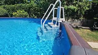 How I maintain crystal clear water in my above ground pool [upl. by Langelo]