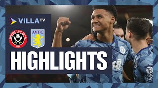 MATCH HIGHLIGHTS  Sheffield United 05 Aston Villa [upl. by Nnylekoorb]