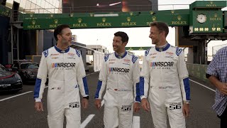 Garage 56 Walk ampTalk with Jenson Button Mike Rockenfeller and Jimmie Johnson [upl. by Spence443]