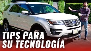 ¿Cómo sacar provecho a la tecnología de Ford Explorer 2017 [upl. by Ahsatsan366]