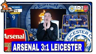 LEICESTER GET BATTERED BY INJURIES  LEICESTER FAN REACTS TO LEICESTER 13 ARSENAL [upl. by Attenborough927]