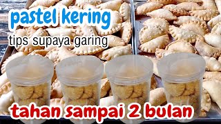 PASTEL KERING UNTUK ISIAN TOPLES tips supaya garing dan tahan lama [upl. by Rettuc]