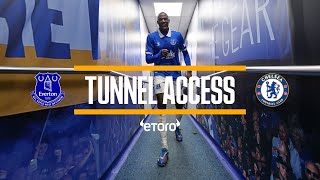 THREE WINS IN A WEEK  Tunnel Access Everton 20 Chelsea [upl. by Thurston181]