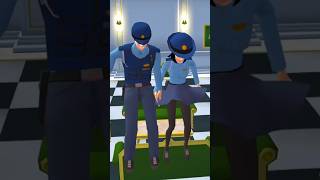 Yuta dan Mia tumbuh menjadi polisi 😁 sakuraschoolsimulator shortsviral shorts sakura [upl. by Aydni]