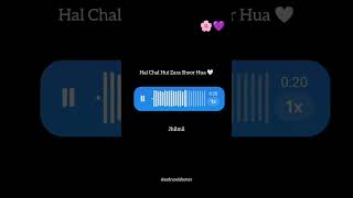 Hal chal hui zara shor hua dil choor hua teri or hua 💙Ishq Hua 🍁 Sonu N 🍁 Shreya G song by Jhilmil [upl. by Alesram]