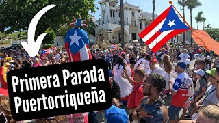 PARADA PUERTORRIQUEÑA en PUERTO RICO 🇵🇷 [upl. by Clere]