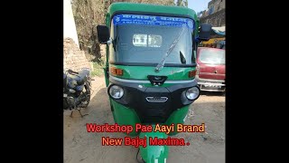 Aaj Workshop Pae Brand New Bajaj Maxima Aayi  Bajaj Maxima Received automobile blog [upl. by Ateekram]