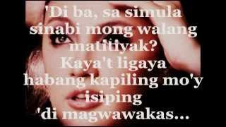 KAHIT NA Lyrics  SHARON CUNETA [upl. by Settera]