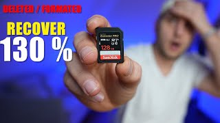 How to Recover deleted SDCard for Beginers 2023 [upl. by Gnud]