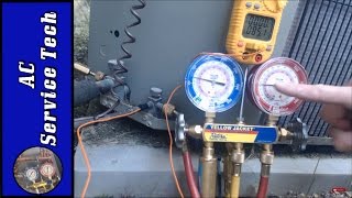 Charging Freon Checking the Freon R22 Refrigerant Charge Step By Step and How to tell if its Low [upl. by Brandise]