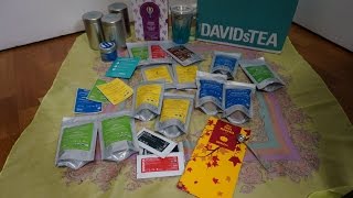 HAUL  TEA  DAVIDsTEA  First Purchase [upl. by Aihsatal278]