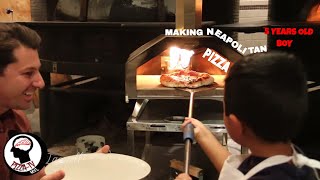 MAKING NEAPOLITAN PIZZA ONLY AT 5 YEARS OLD [upl. by Margaret37]