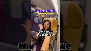 Mumbai to Bangkok ✈️  What all we get in Economy class Bhavini youtube trend travel flight [upl. by Ettedranreb517]