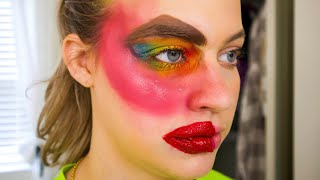 I Tried 100 LAYERS Of Makeup⁉️ Stained for Life [upl. by Romanas]