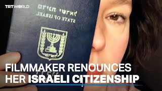 Woman renounces her Israeli citizenship due to Gaza tragedy [upl. by Giffy658]