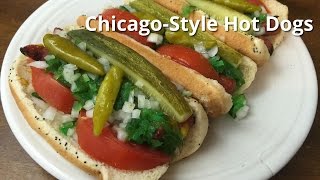 Chicago Hot Dogs  Grilled Chicago Style Dog Malcom Reed HowToBBQRight [upl. by Alakam]