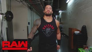 Roman Reigns brawls with Jinder Mahal during their interview Raw June 4 2018 [upl. by Lister]