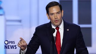 WATCH Sen Marco Rubio speaks at 2024 Republican National Convention  2024 RNC Night 2 [upl. by Esidnak]