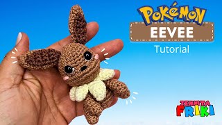 EEVEE quotPokémonquot Tutorial Amigurumi Patrón en Video EspañolIngles [upl. by Aikenahs]