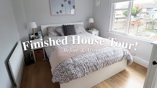 FINISHED HOUSE TOUR  My First Home in Dublin Before amp After Renovations [upl. by Aynad957]