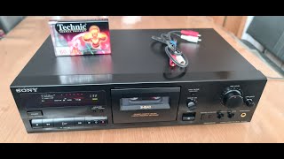 Sony TC K415 HIFI 3 HEAD STEREO KASSETTENDECK Test Calibration [upl. by Atinaujnas]