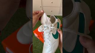 Nike Premier 3 FG Boots  Green amp White Colours [upl. by Enerak13]