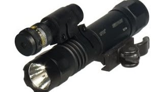 UTG LED Flashlight Red Laser Combo [upl. by Sucramraj867]