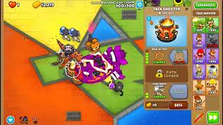 Beating Chimps  Black Bordering Cubism  Beating Chimps On Easy BTD6 [upl. by Yrroc]