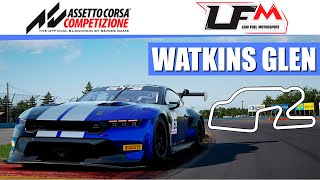 CORRENDO EM WATKINS GLEN DE MUSTANG  Assetto Corsa Comptizione [upl. by Sumerlin]