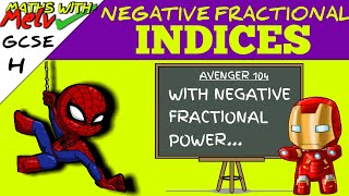 Fractional Indices Explained for GCSE 91 Maths [upl. by Nauqyaj]