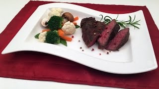 Rinderfilet vakuumgegart Sous Vide Sterneküche aus dem Thermomix [upl. by Mairb]