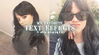 My favorite text effects  my presets  After Effects  Petrificus [upl. by Kahlil]