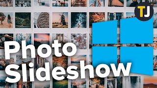 How to Set Up an Image Slideshow in Windows 10 [upl. by Rifkin]