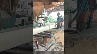 Meranti Wood Sawing Machine [upl. by Yednarb]