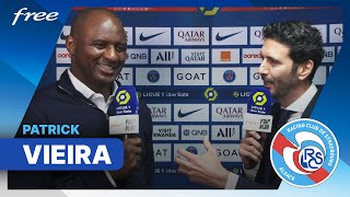 PSGStrasbourg  P Vieira  quotIl faut laisser le temps aux joueursquot  BORDTERRAIN [upl. by Onairam]