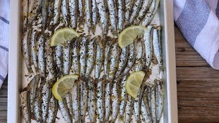 Boquerones al horno [upl. by Ecenaj216]