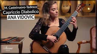 Ana Vidovic plays Capriccio Diabolico by Mario CastelnuovoTedesco on Classical Guitar [upl. by Sher]