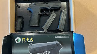 Unboxing of the Airsoft WETech Beretta PX4 GBB Pistol Black [upl. by Goldshell114]