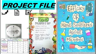 Class 12 Chemistry Investigatory Project File Decoration Ideas And Hand Written Content  Chemistry [upl. by Lyrpa]