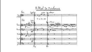 Francis Poulenc  Cocardes With score [upl. by Htesil737]